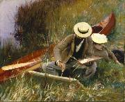 John Singer Sargent An Out of Doors Study oil